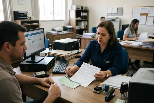 Despacho durante transferência de veículo em Montes Claros.